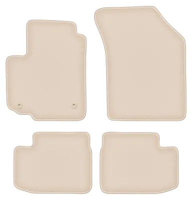 Image de Tapis de sol en moquette pour Fiat Sedici 2006-2014 (à hayon) – jeu 4 pièces, beiges, sur mesure – Wielganizator FORTUNA