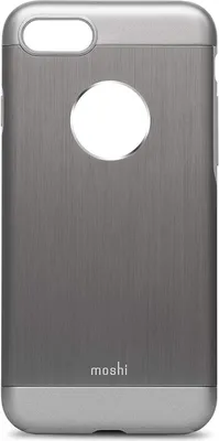 Produktbild von Moshi Armour, Mantelhülle, Apple, iPhone 7, 11,9 cm (4.7"), Grau, Silber