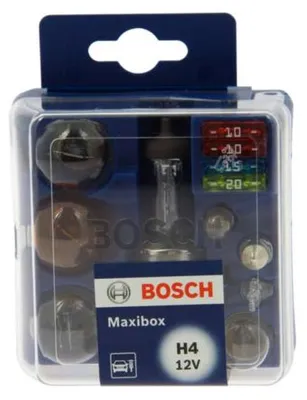 Image de Coffret 8 Ampoule + 4 fusibles Maxibox H4 12V - BOSCH
