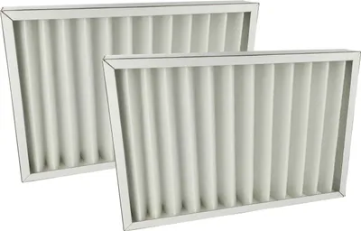Produktbild von vhbw 2x Filter G4 Ersatz für Pluggit SWTG4 für Erdwärmetauscher - Filterset, 37 x 25 x 4,6 cm Weiß