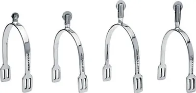 Obrázek produktu pro Sefton nerezové ploché ostruhy Hombre Flat End English Spurs Silver 30 mm Silver 30 mm