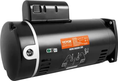 Produktbild von 2-PS-Poolpumpenmotor 230 V, 60 Hz, 7,8 A, 56 Y, 3450 U/min, 50 μF/250 V Kondensator