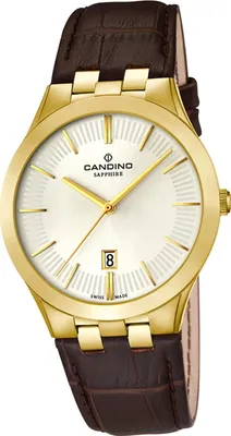 Produktbild von Candino Classic Leder Quarz Herren Uhr C4542/1 Armband-Uhr Analog braun D2UC4542/1