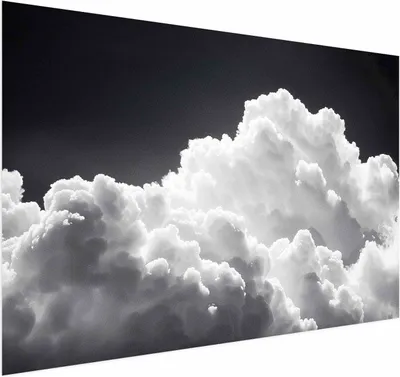 Produktbild von Posterpapier Poster - Discover the Infinite Play of Sunlight – Clouds and Shadows in the Sky 90x60 cm Muster b-H-10042-ao-a