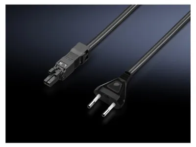 Produktbild von Rittal DK - Stromkabel - Eurostecker (S) - 2