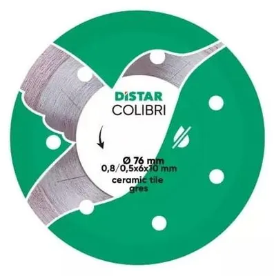 Productafbeelding van Diamantzaagblad DISTAR COLIBRI, 75 x 0,8 x 6 x 10H