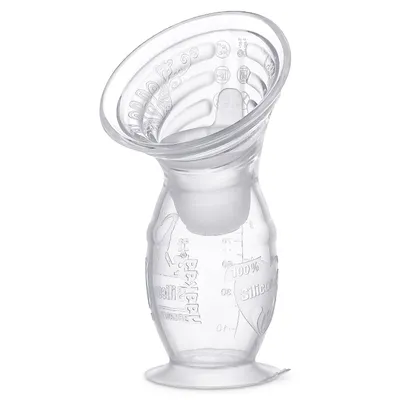 Produktbild von Haakaa Gen.2+ Milchpumpe mit Saugfuss 100ml + Auslaufschutz