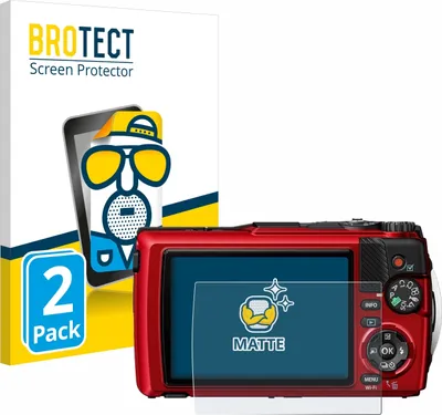 Produktbild von 2x BROTECT Schutzfolie für Olympus OM System Tough TG-7 Displayschutz Displayschutzfolie Folie Matt Entspiegelungsfolie