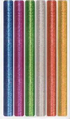 Produktbild von Klebepistole 11mmx20cm Shan Glitter Mix 6 Farben