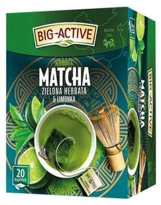 Obrázok produktu pre Limetkový čaj Matcha, 20 čajových vrecúšok