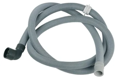 Produktbild von Ablaufschlauch Abpumpschlauch 2,25m Geschirrspüler Spülmaschine Alternativ Electrolux AEG 14000357101/9 Endstücke gewinkelt/gerade Durchmesser 30/22mm ArthurMartin ATAG Husqvarna