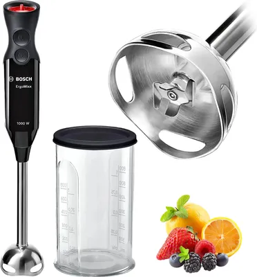 Obrázok produktu pre Bosch MS6CB6110, Ponorný mixér, 0,6 L, Pulzný spínač, 1000 W, Antracit, Čierna