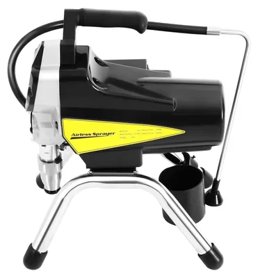Immagine prodotto di Spruzzatore di vernice elettrico - Pistola a spruzzo airless - 1800W, 220V - 3300 psi / 228 bar - 2,5 l/min - Manometro e prolunga da 50 cm - Colore nero