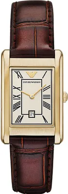 A product shot of a watch on a white background.
