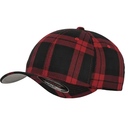 Obrázek produktu pro Flexfit Tartan Baseball Cap schwarz/rot S/M