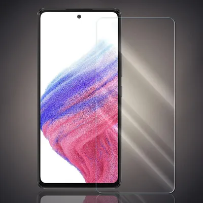 Produktbild von Panzer Folie für Samsung Galaxy A53 5G Echt Glas Displayschutzfolie Transparent Glasfolie 9H Härtegrad Schutzglasfolie