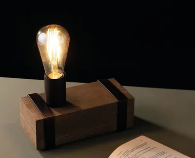 Produktbild von LUCE Design Texas Tischleuchte E27 Braun Antik