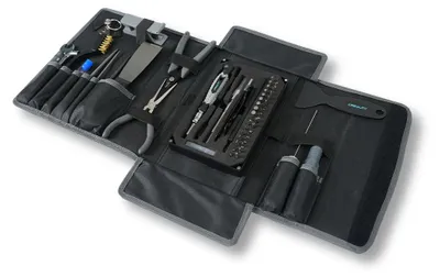 A tool wrap kit for 3D printers, laid out flat.