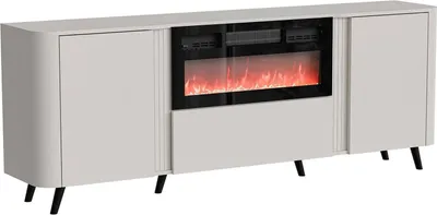 Image de Briano - Buffet, 191x40x69h cm Beige, 2 Étagères