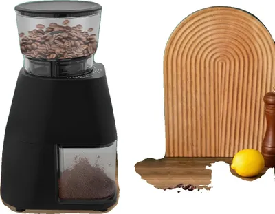 Obrázek produktu pro Mlýnek na kávu, inteligentní paměťová funkce, ochrana proti přehřátí, digitální dotykový LCD displej