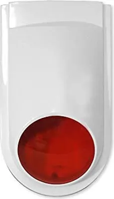 Immagine prodotto di HUXGO HXA006 Sirena di allarme senza fili, funzione anti-manomissione, segnali visivi e acustici, batteria integrata, 120 dB, modello HXA516