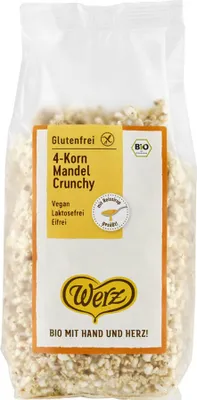 Image de Werz Croustillant aux amandes 4 céréales250g