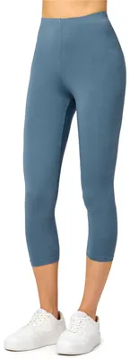 Image de Merry Style Leggings 3/4 pour femmes en viscose MS10-144 (Jeans, L)