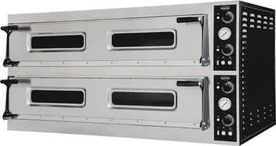 Produktbild von Combisteel Pizzaofen mit 2x4 Heizplatten und 2x6 Pizzen Ø400mm 400V