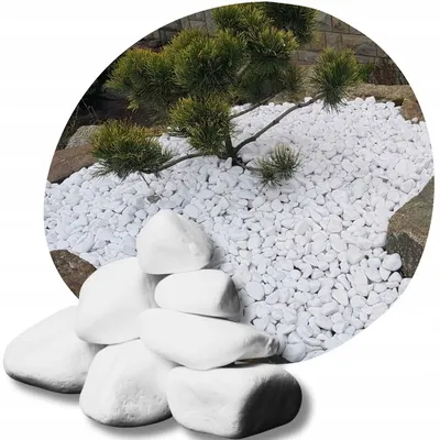 Produktbild von Thassos Kies 2–4 cm 1 kg – Weißer Naturstein aus Griechenland für Garten und Innenräume