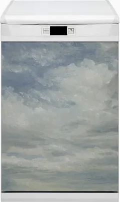 Produktbild von Magnete  Küche Magnetmatte Magnet für Spülmaschine Abwaschbar Dekor 45x80 cm  - Blaue Wolken
