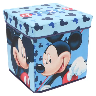 Produktbild von Mickey Maus Aufbewahrungsbox 2 in 1 Lösung für Stauraum und Sitzplatz 30x30cm
