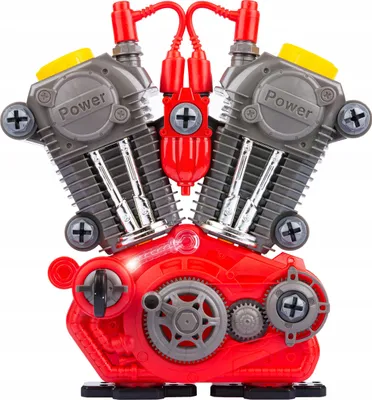 Produktbild von Kinder Mechaniker Spielset – Motor zum Zusammen- und Auseinanderbauen – Lernspielzeug mit Licht und Sound – inkl. Werkzeugen