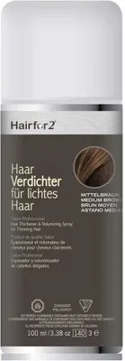 Produktbild von Hairfor2 Haarverdichtung Mittelbraun 100ml