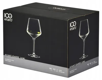 Produktbild von Weingläser Krosno Avant-Garde LUMI 550ml 6 Stück Glas transparent