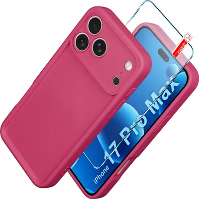 Produktbild von Hülle für iPhone 17 Pro Max CASE Silikon MATT + GLAS 9H