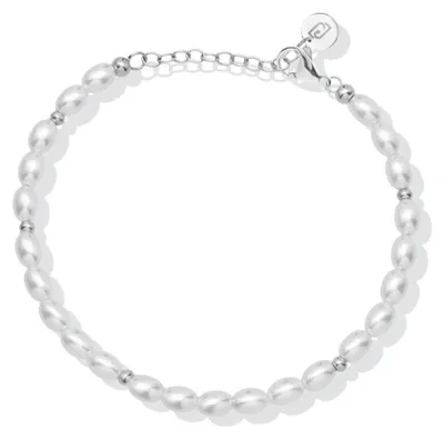 Productafbeelding van Elegant collier met synthetische parels, model LJ2849
