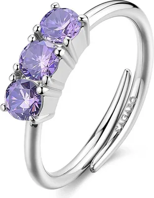 Produktbild von Fingerringen   Trilogie-Ring Sagapò Silber Verstellbar  Kollektion Dazzly - frau