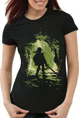 Produktbild von style3 Link Explorer Damen T-Shirt hyrule gamer switch, Größe:S