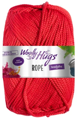 Produktbild von Woolly Hugs ROPE 200 g vielseitiges und ideales Taschengarn 140 m Farbe 030 - rot
