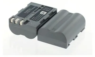 Produktbild von Akku für Nikon D90 Li-Ion 7,4 Volt 1200 mAh schwarz.