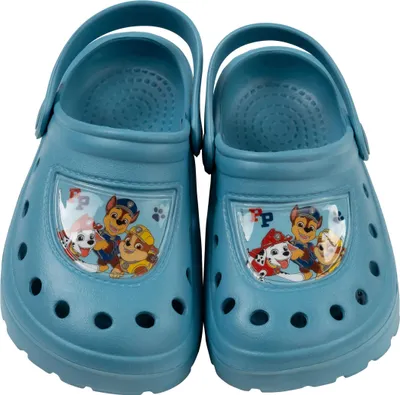 Produktbild von Paw Patrol Clogs für Jungen - Kinder Sandalen Pantoletten Hausschuhe Gartenschuhe rutschfest Blau 25-26