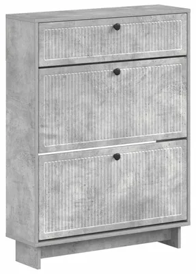 Productafbeelding van vidaXL Schoenenkast EDE, 78 x 24 x 103 cm, houtvezel, betonkleur