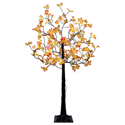 Produktbild von LED-Leuchtbaum 150 cm hoche mit Ahorn-Blätter 120 LED warmweiß innen außen