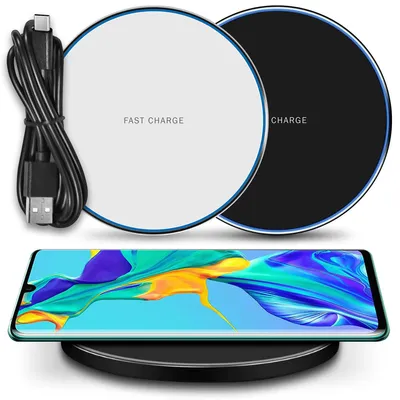 Produktbild von Fast Wireless 15W Ladestation für Huawei P30 Pro Kabelloses Induktives Laden