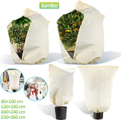 Produktbild von Yakimz Winterschutz Frostschutz Wintervlies für Pflanzen, 100g/㎡, Mehrere Größen, Enorme Dicke, Jumbo Pflanzenschutz, große Pflanzen Schutzabdeckung, strapazierfähigem, 80×100cm