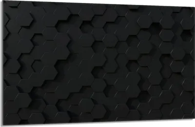Obrázek produktu pro Kryt varné desky 80x52cm 1-dílný keramický kryt varné desky, černý vzor