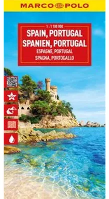 Image de Carte de voyage MARCO POLO Espagne, Portugal au 1/1 000 000