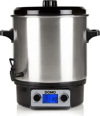 Produktbild von Domo DO42325PC, 27 l, Schwarz, Edelstahl, 30 °C, 100 °C, LCD, 2000 W