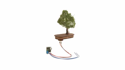 Produktbild von NOCH micro motion Baum mit Schaukel, TT (1:120), Grün