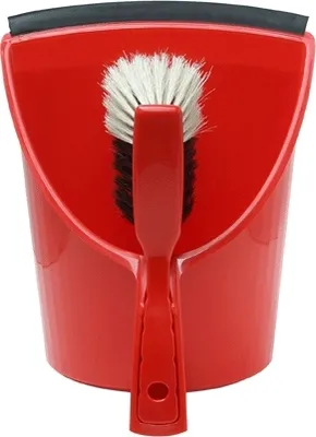 Produktbild von Kehrgarnitur "Jumbo", Schaufel + Handfeger, ROT